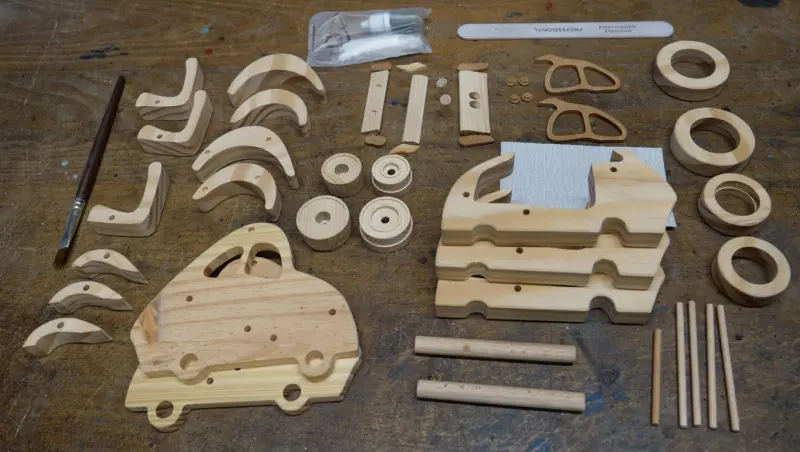 Le kit de la voiture WV Beetle