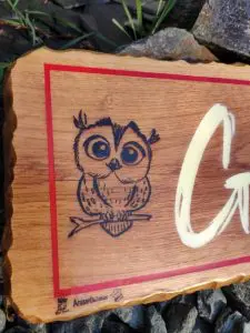 Détail sur pancarte petite